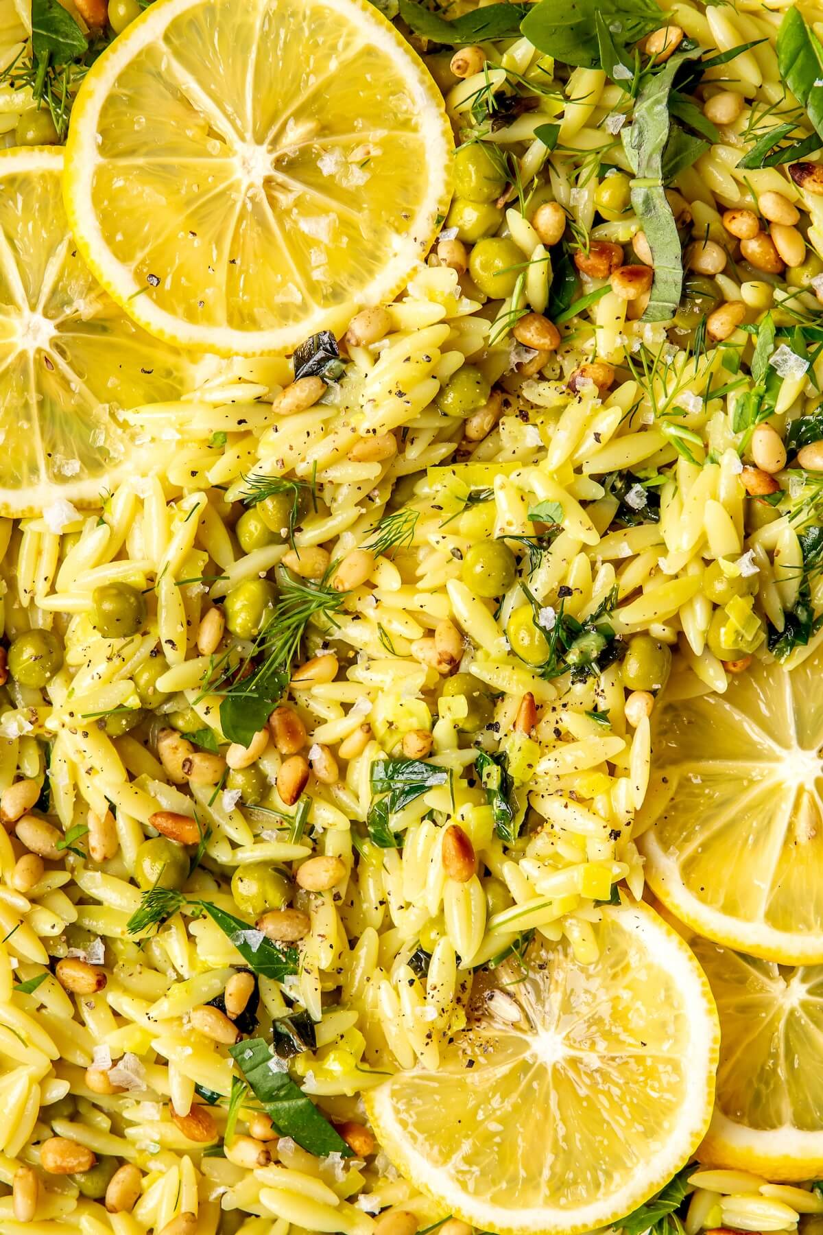 Gluten-Free Creamy Lemon Orzo - Olivia Adriance