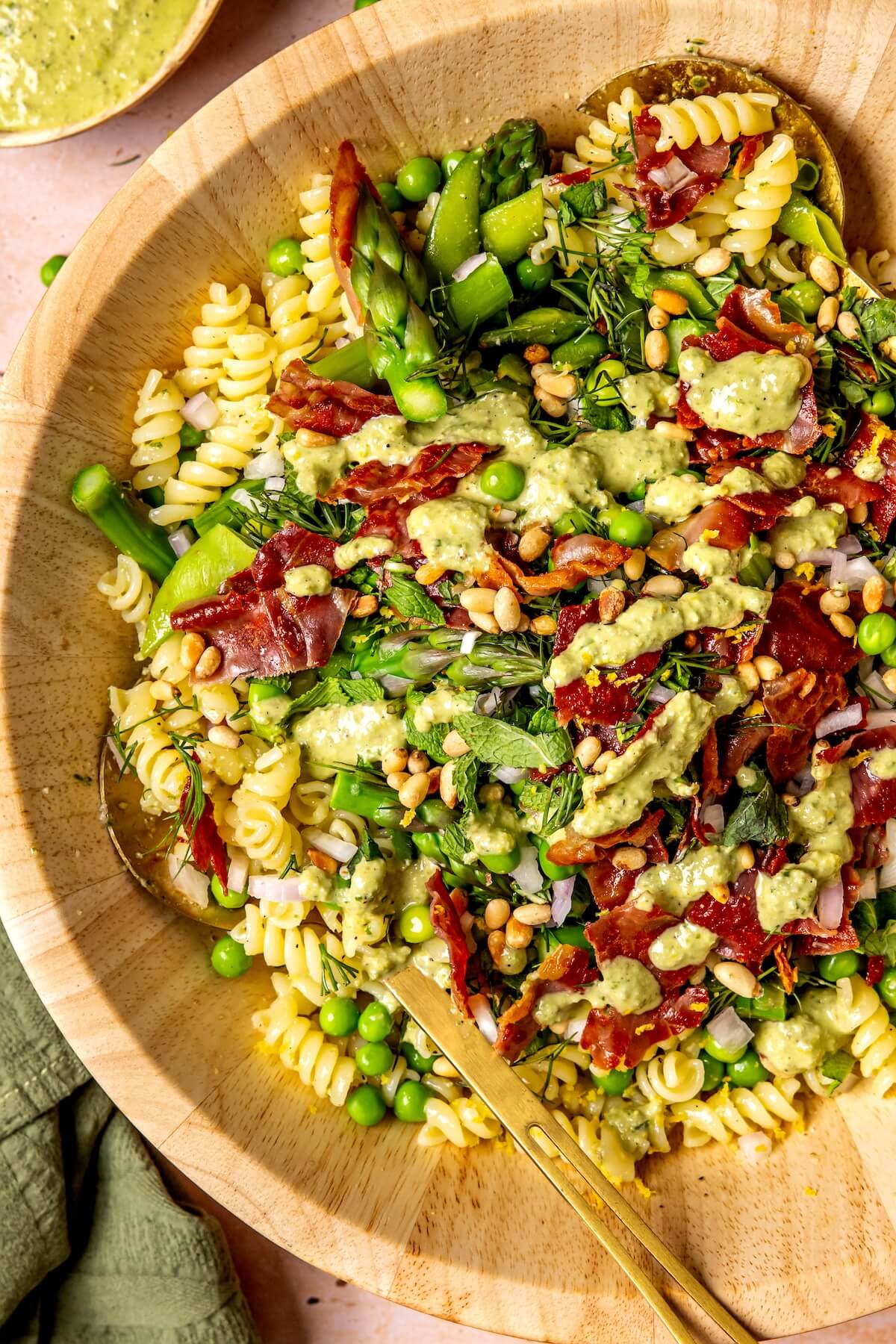 Spring Pasta Salad - Olivia Adriance