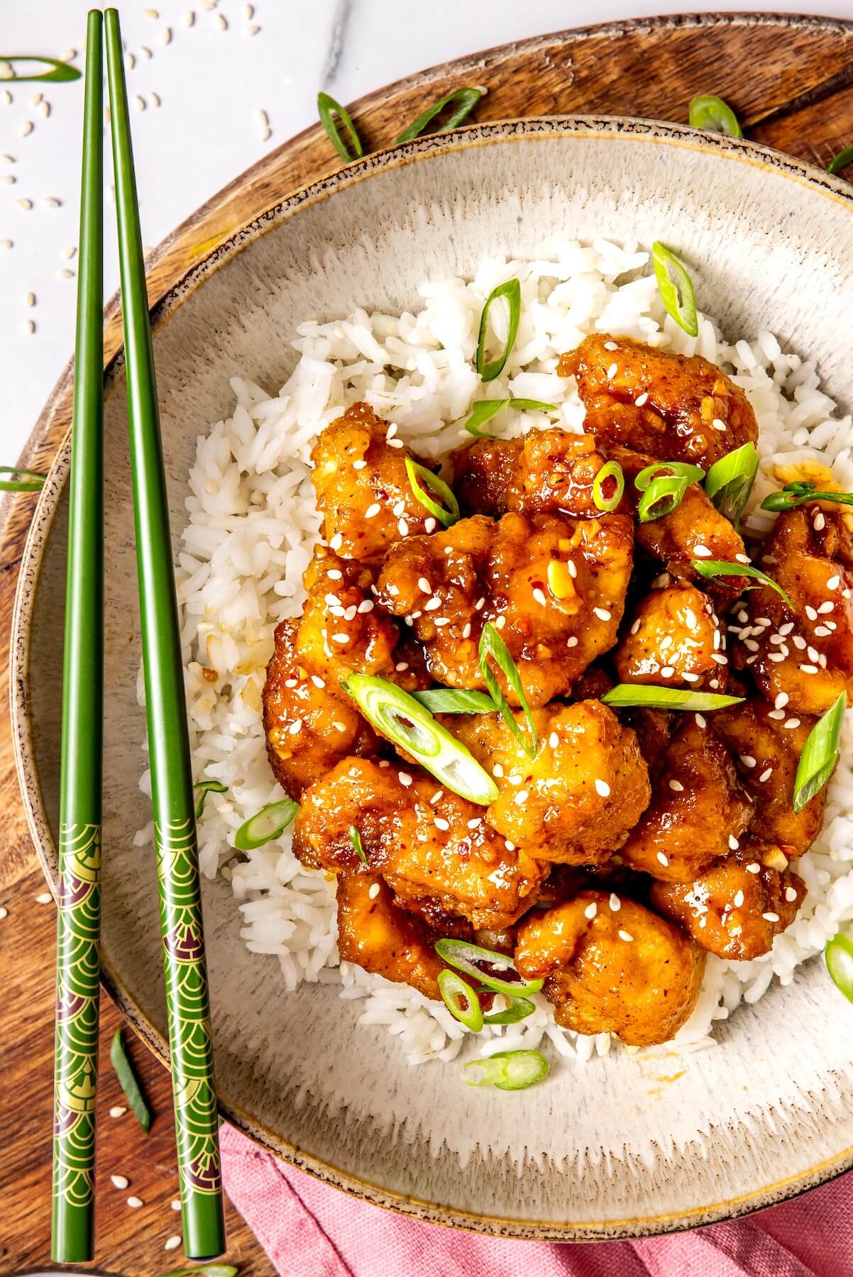 Gluten-Free General Tso's Chicken - Olivia Adriance