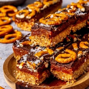 Chocolate Peanut Butter Pretzels - Olivia Adriance