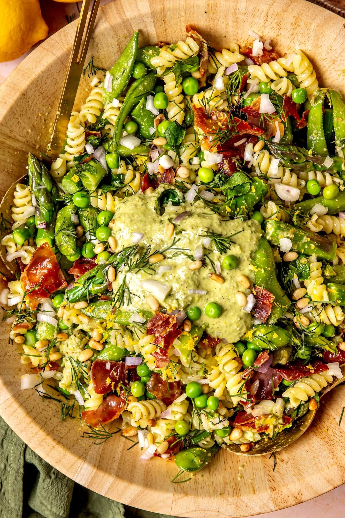 Spring Pasta Salad - Olivia Adriance