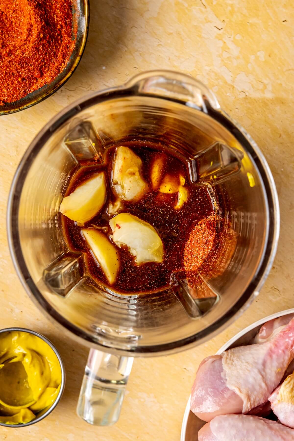 How to Make Peach BBQ Sauce Chicken Drumsticks Step 2 - Olivia Adriance