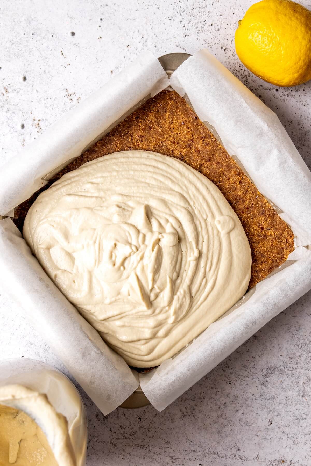 How to Make No Bake Lemon Cheesecake Bars Step 5 - Olivia Adriance