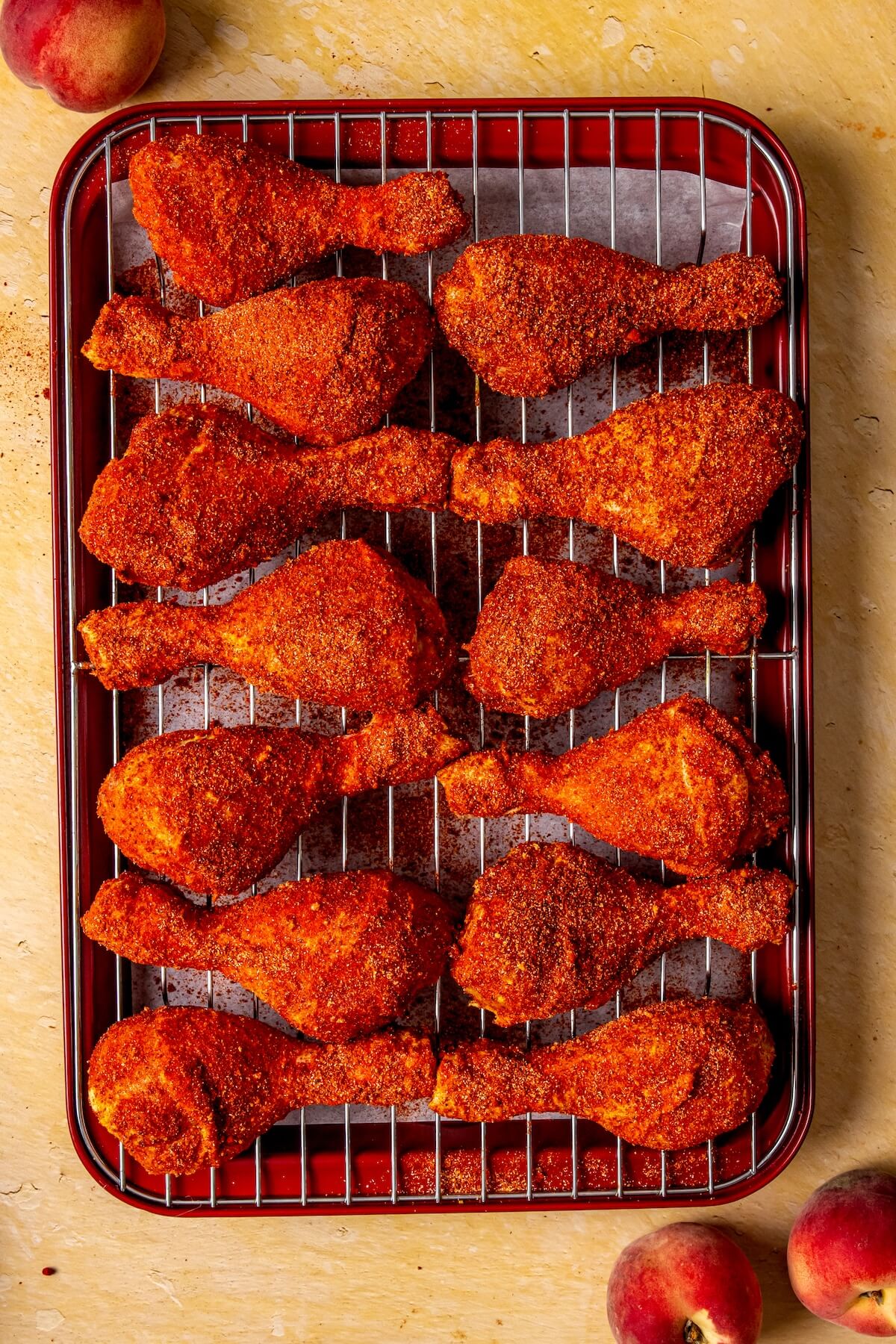 How to Make Peach BBQ Sauce Chicken Drumsticks Step 5 - Olivia Adriance