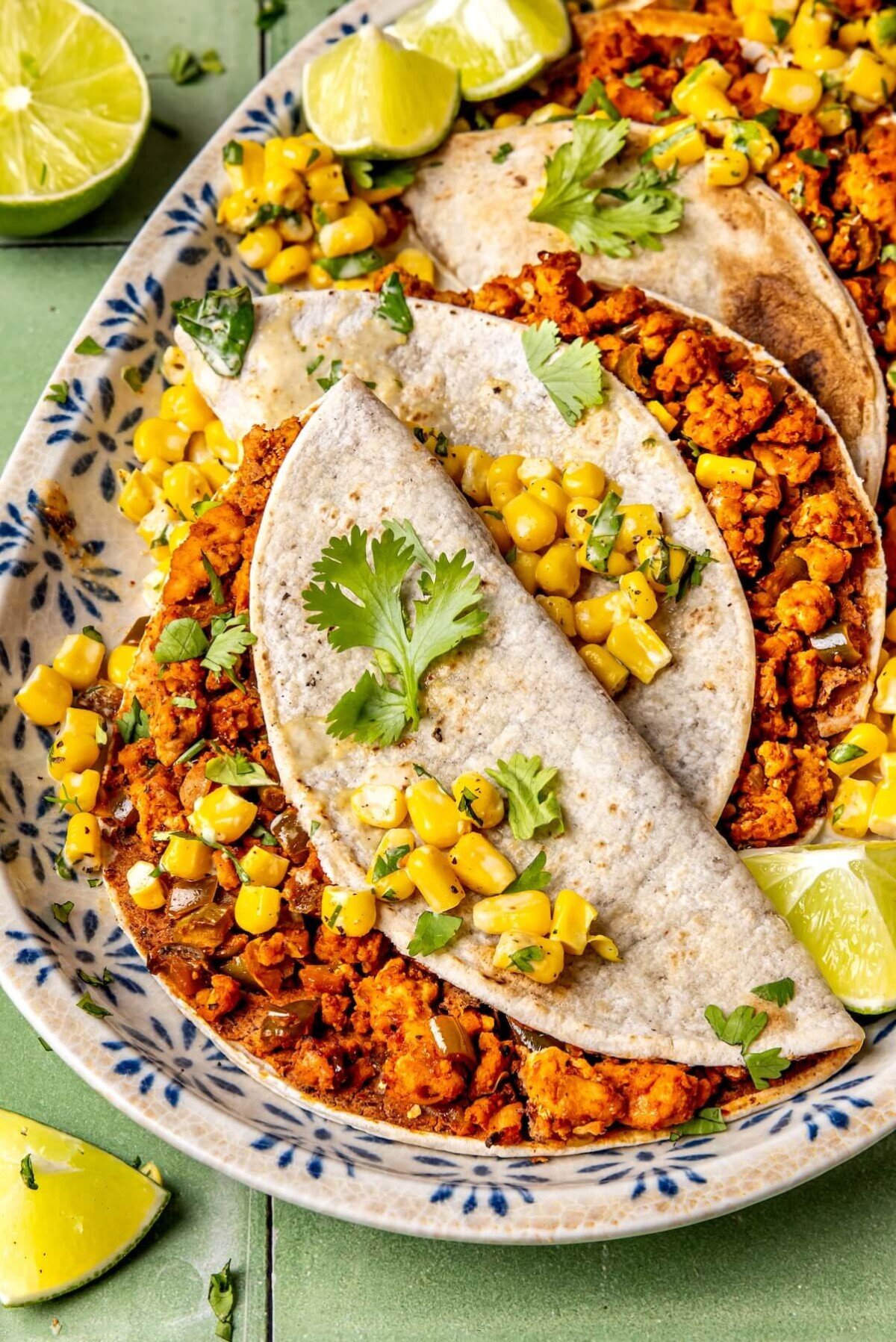Street Corn Chicken Tacos - Olivia Adriance