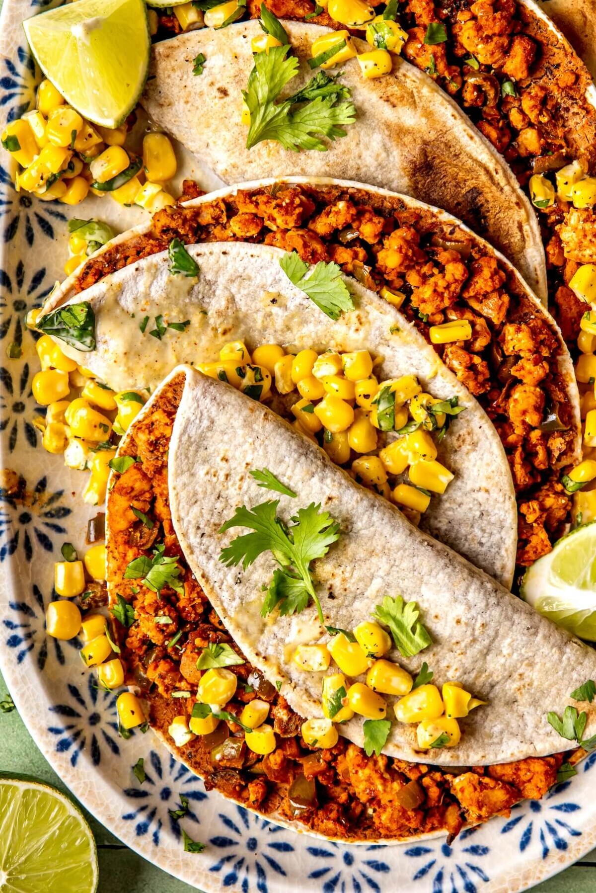 Street Corn Chicken Tacos - Olivia Adriance