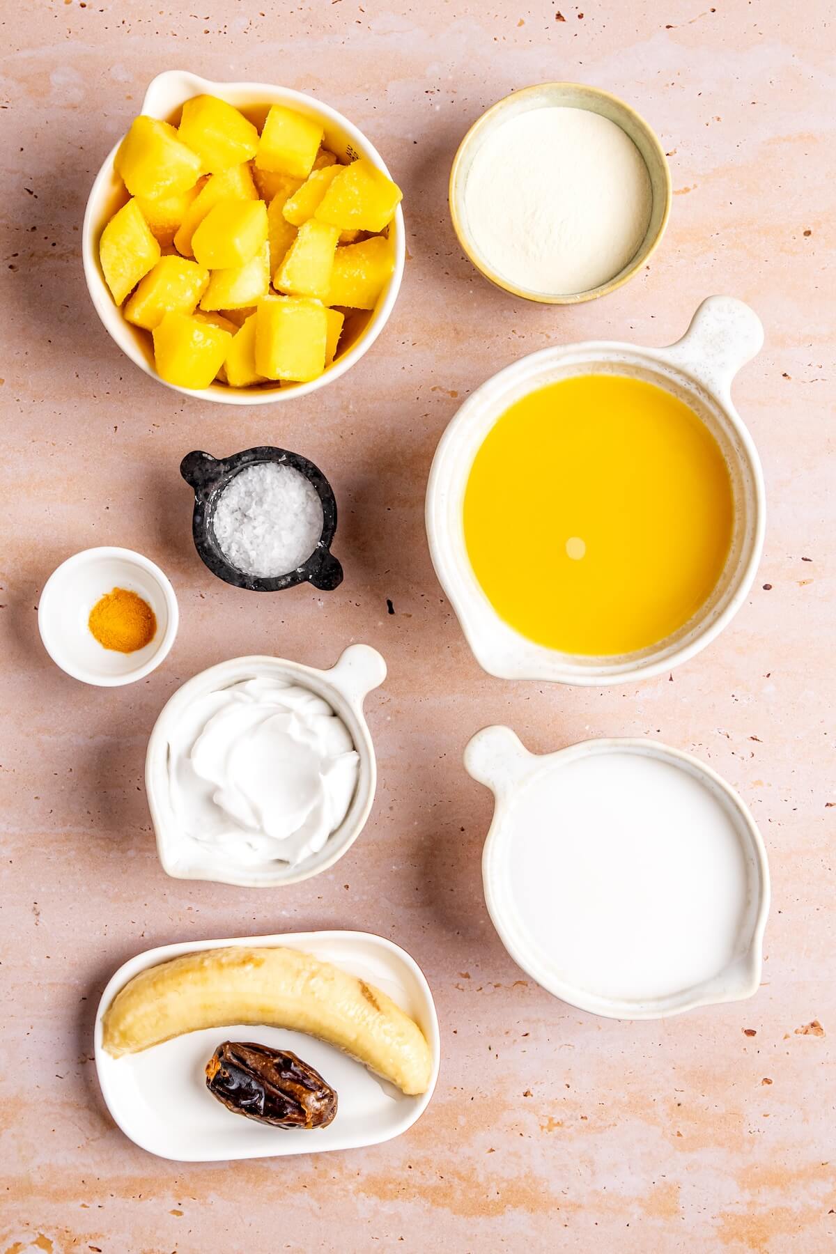 Ingredients for Orange Creamsicle Smoothie - Olivia Adriance