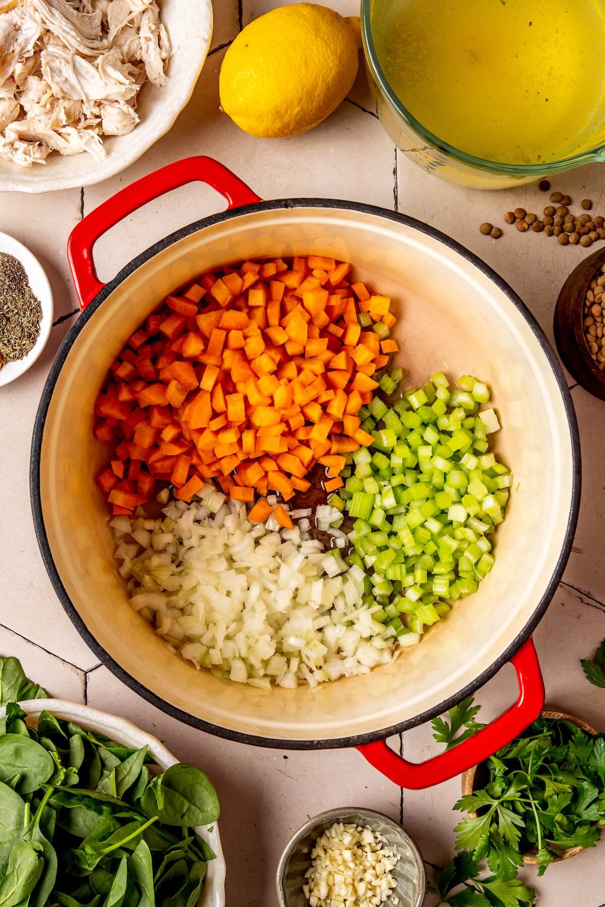 How to Make Chicken Lentil Stew Step 1 - Olivia Adriance