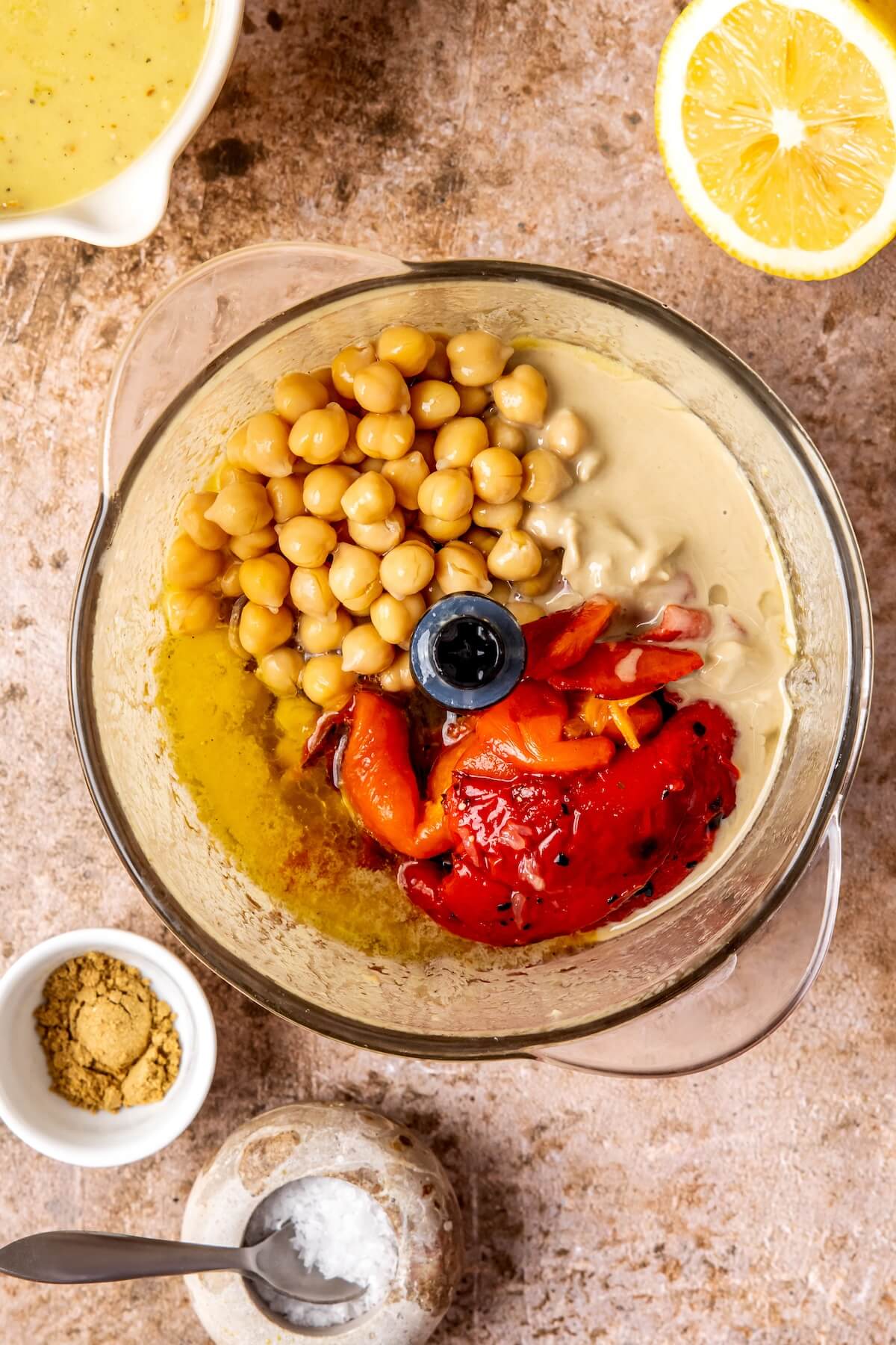 How to Make Roasted Veggie Hummus Bowl with Roasted Garlic Sauce Step 4 - Olivia Adriance