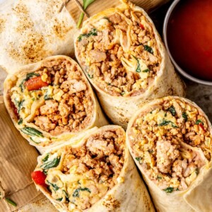 Freezer Friendly Breakfast Burritos Meal Prep - Olivia Adriance