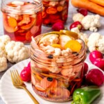 Quick and Easy Refrigerator Pickled Veggies - Olivia Adriance