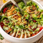 Chicken Bacon Green Goddess Ranch Salad - Olivia Adriance