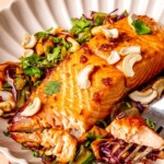 Ginger and Honey Glazed Salmon and Slaw - Olivia Adriance
