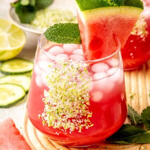 Watermelon Cucumber Cocktail - Olivia Adriance