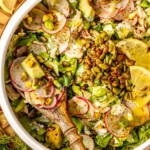 Charred Corn Edamame Salad with Creamy Citrus Dressing - Olivia Adriance