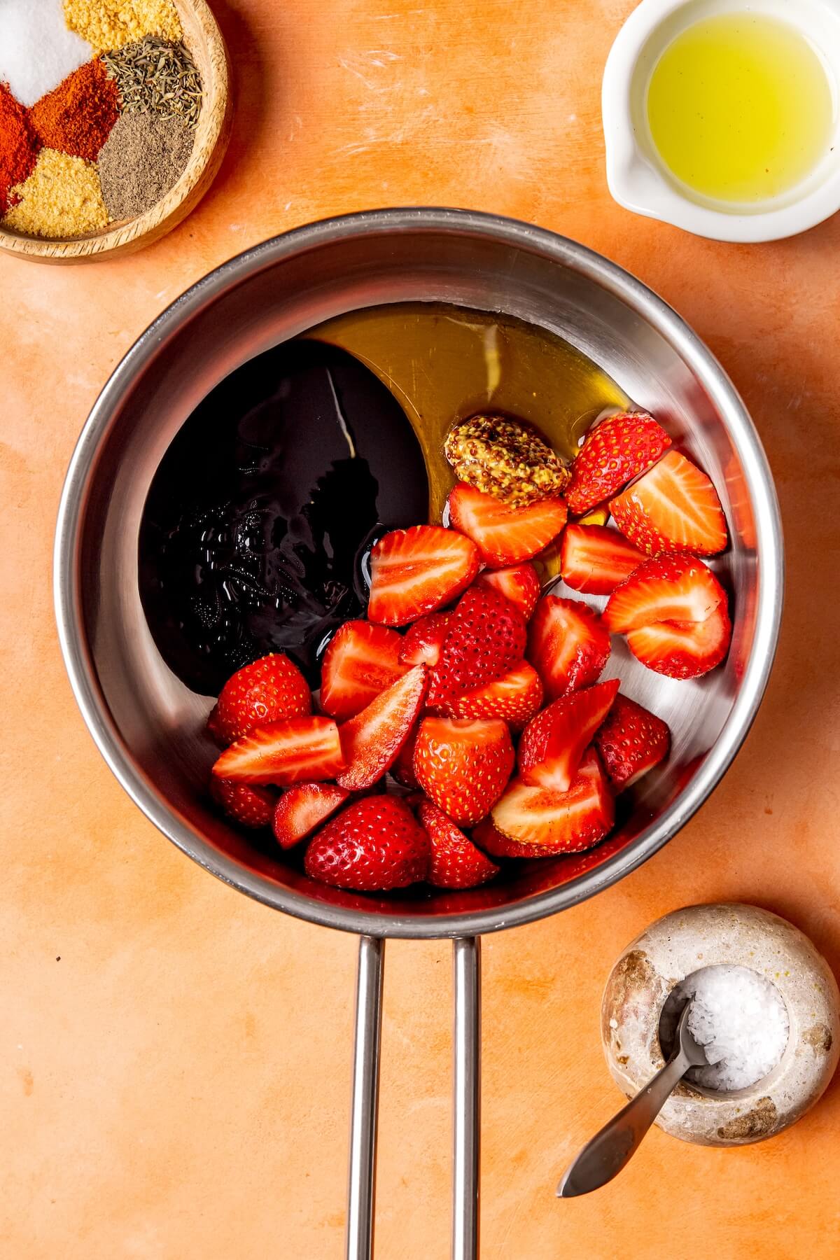 How to Make Strawberry Balsamic Glazed Chicken Skewers Step 1 - Olivia Adriance