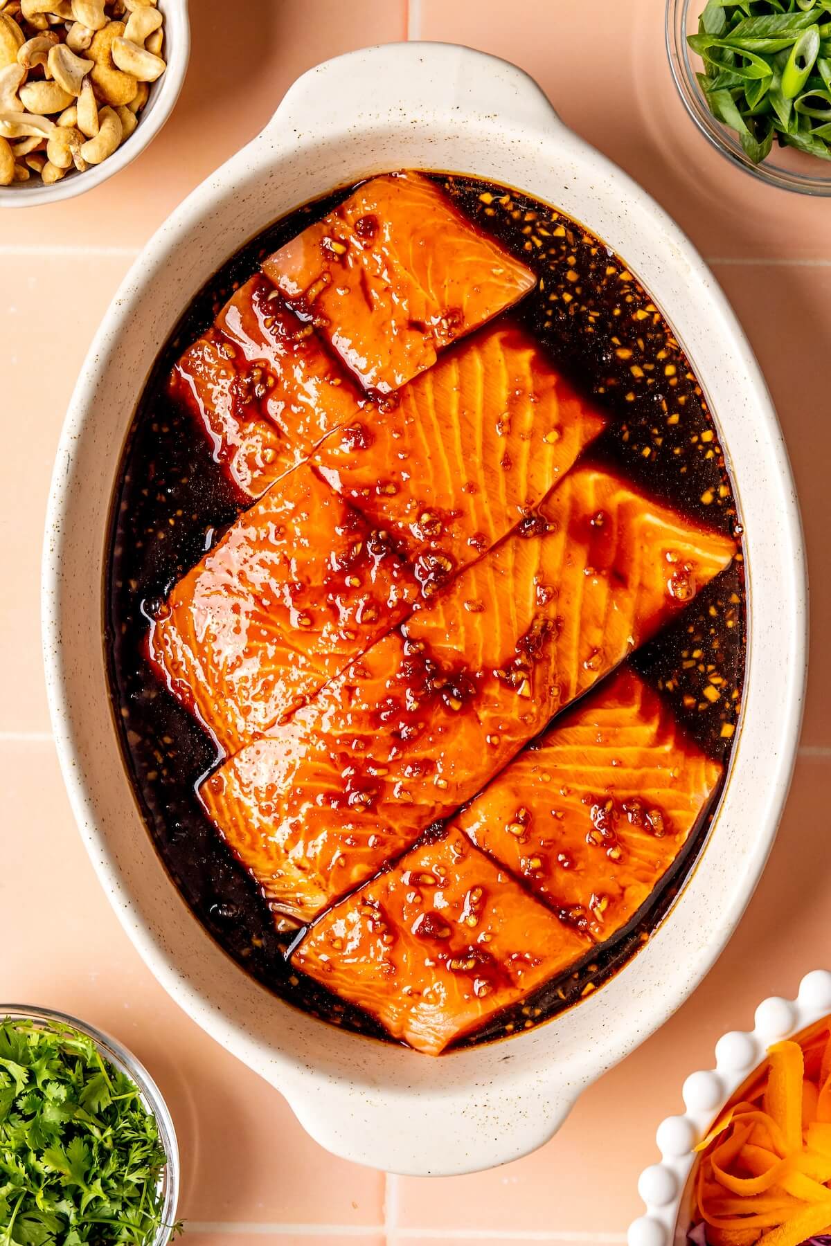 How to Make Ginger and Honey Glazed Salmon and Slaw Step 2 - Olivia Adriance