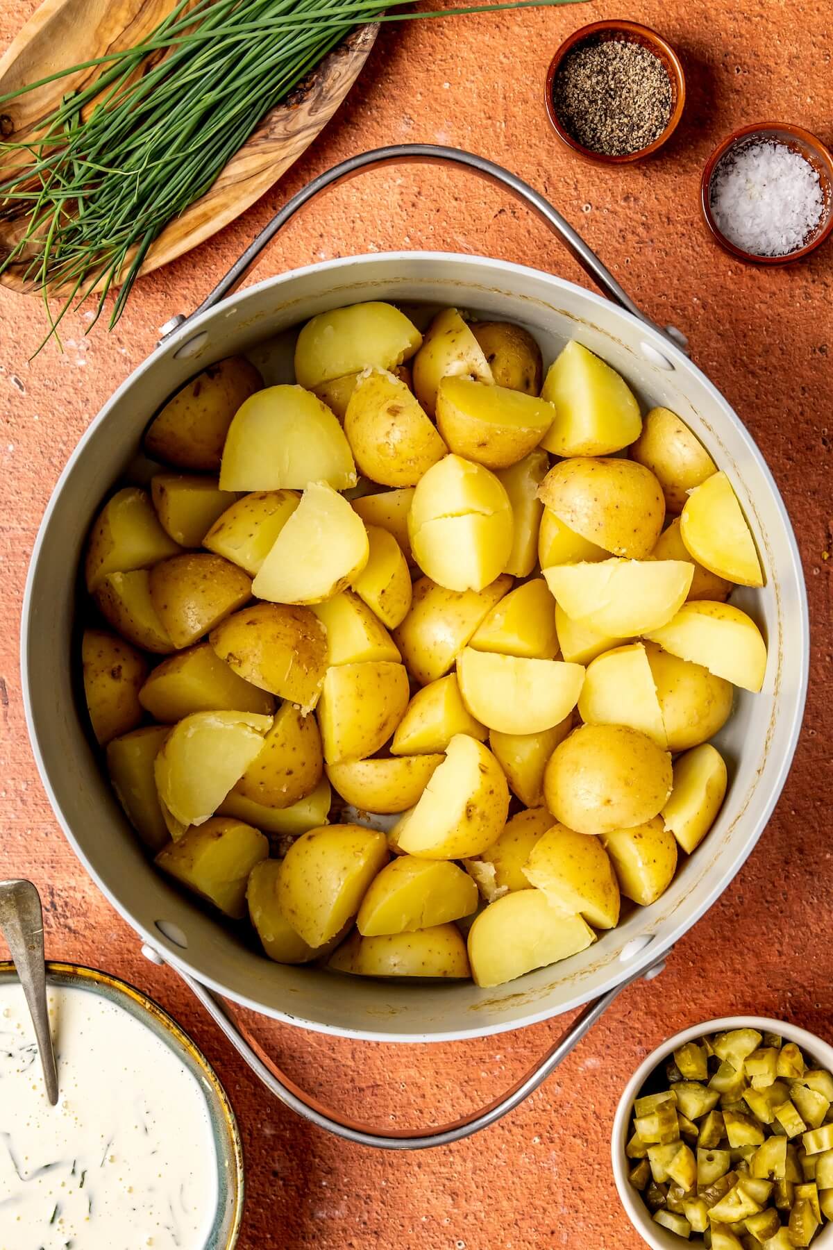 How to Make Lemon Basil Potato Salad Step 4 - Olivia Adriance