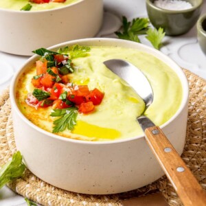 Chilled Avocado Soup - Olivia Adriance