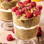 Matcha Chia Seed Pudding - Olivia Adriance