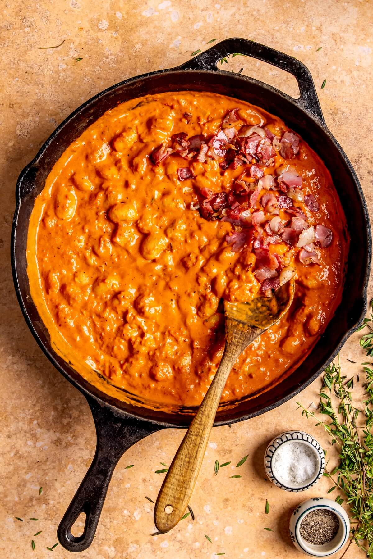 How to Make Creamy Bacon Butter Beans Step 6 - Olivia Adriance
