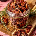 Maple Roasted Candied Rosemary Pecans - Olivia Adriance