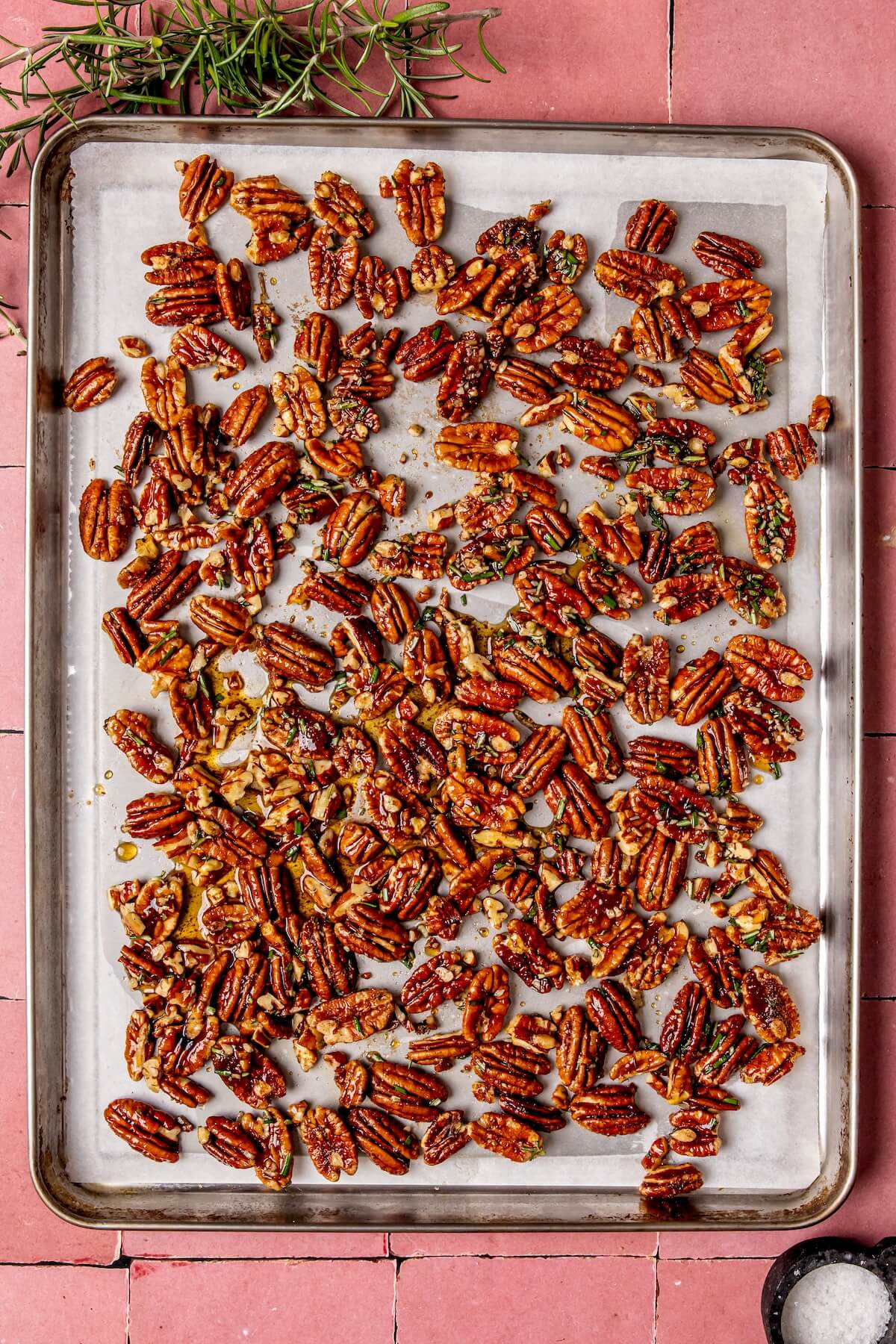 How to Make Maple Roasted Candied Rosemary Pecans Step 2 - Olivia Adriance