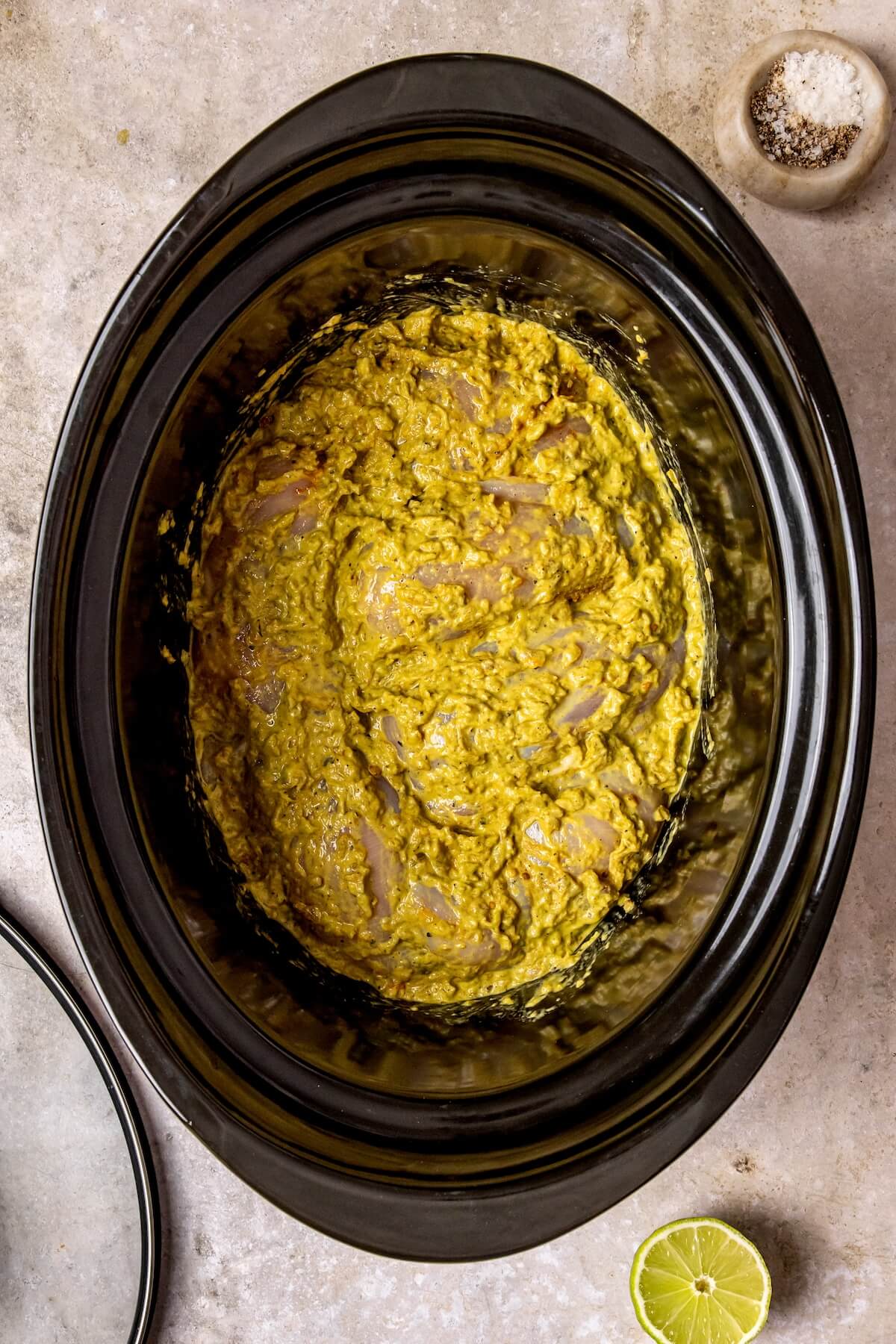 How to Make Slow Cooker Salsa Verde Chicken Tacos Step 3 - Olivia Adriance