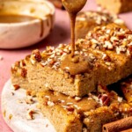 Cinnamon Swirl Banana Bread Bars - Olivia Adriance