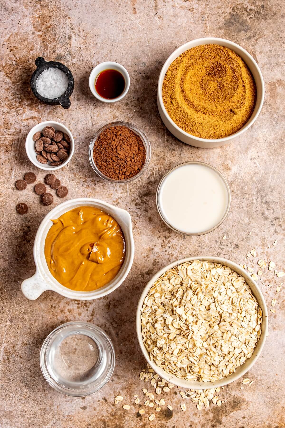 Ingredients for Gluten-Free No-Bake Cookies - Olivia Adriance
