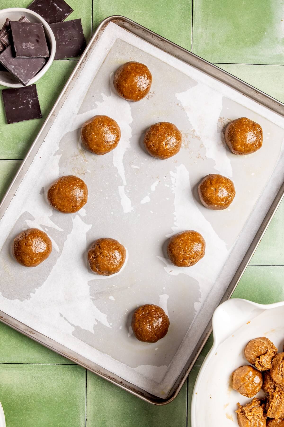 How to Make Chocolate Stuffed Almond Flour Cookies Step 4 - Olivia Adriance