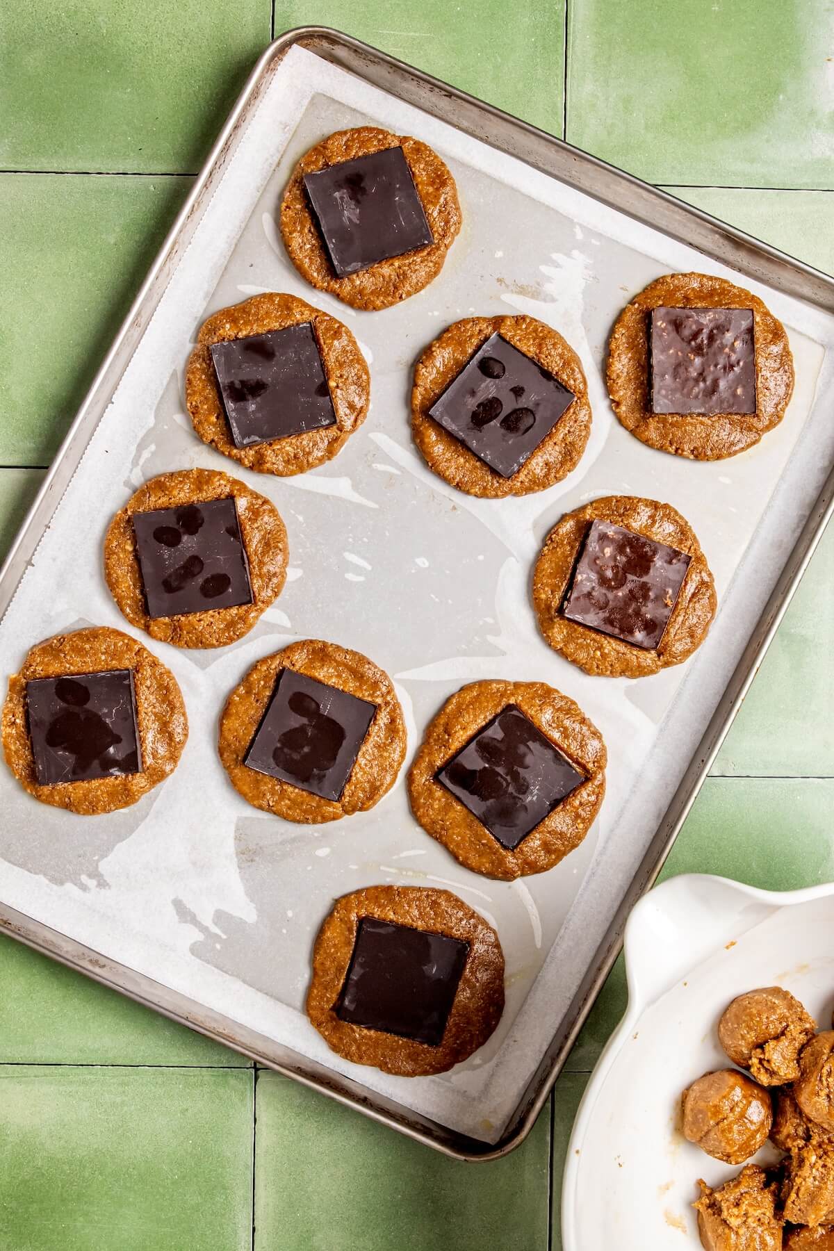 How to Make Chocolate Stuffed Almond Flour Cookies Step 5 - Olivia Adriance