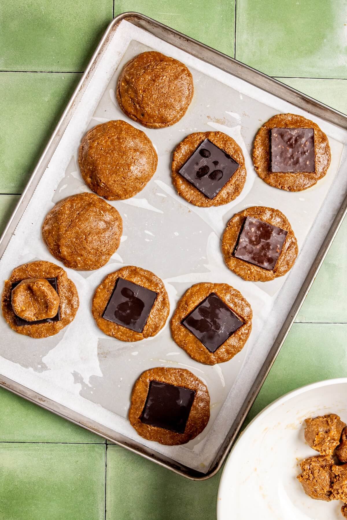 How to Make Chocolate Stuffed Almond Flour Cookies Step 6 - Olivia Adriance
