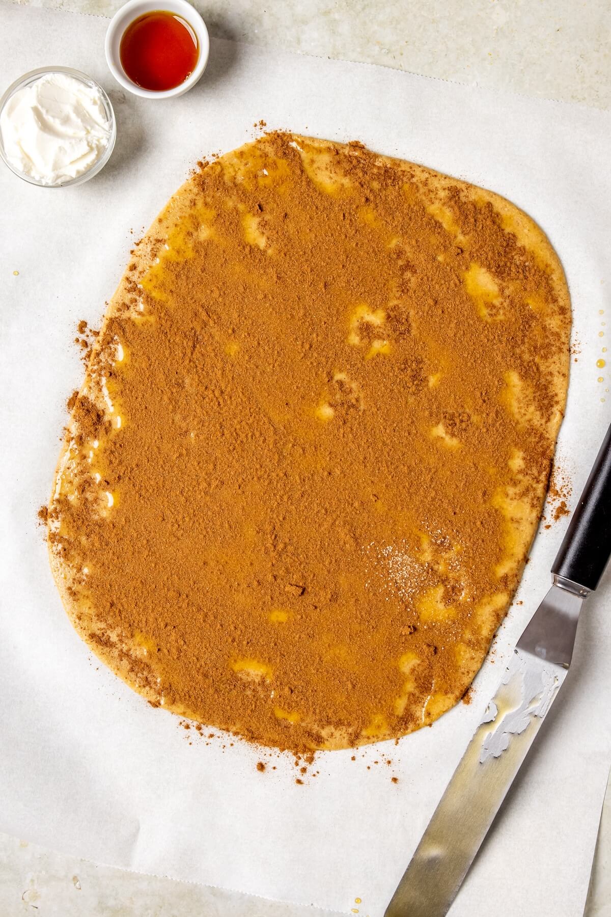 How to Make No-Bake Raw Cinnamon Rolls Erewhon Inspired Step 4 - Olivia Adriance