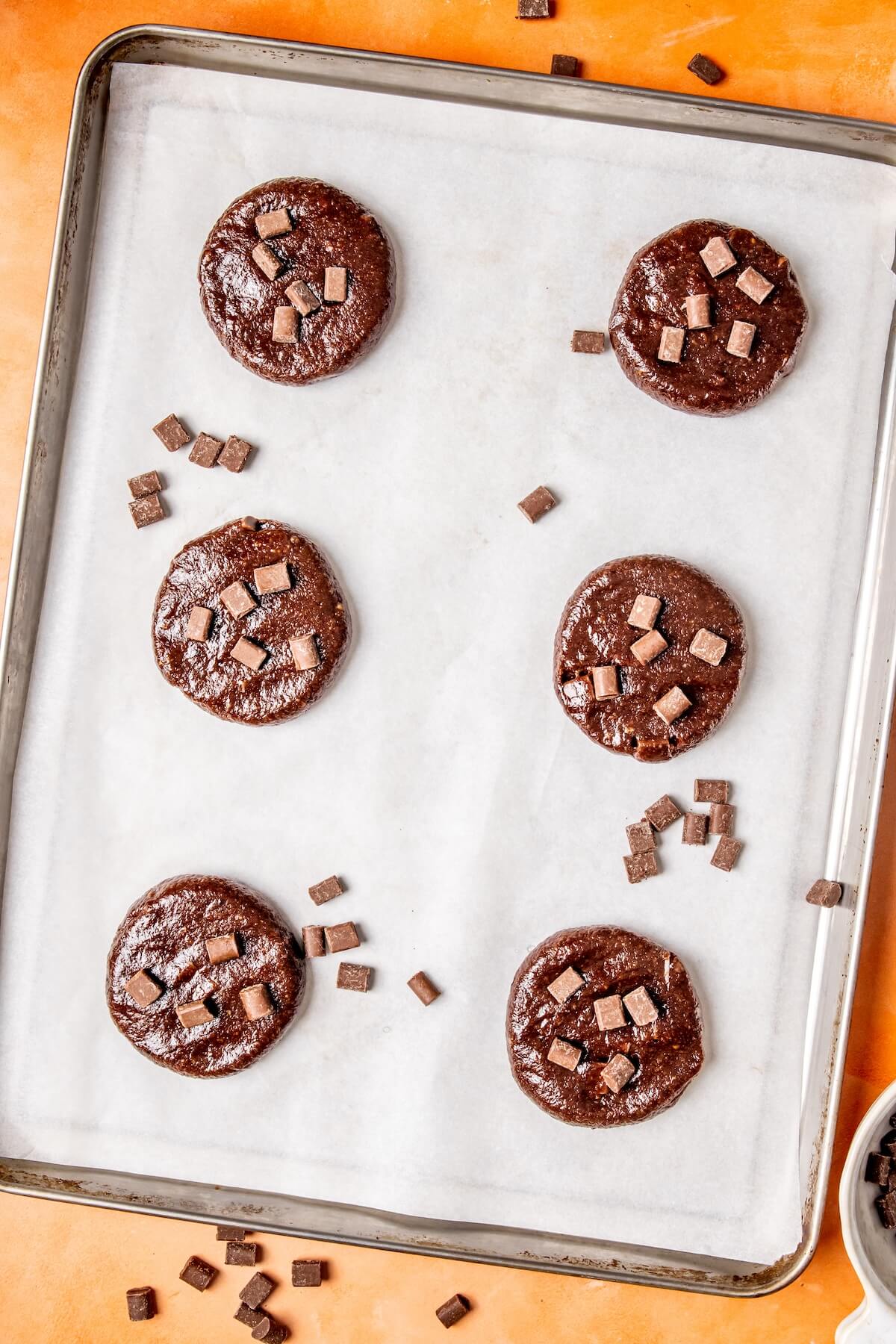 How to Make Soft Baked Double Chocolate Chip Cookies Step 5 - Olivia Adriance