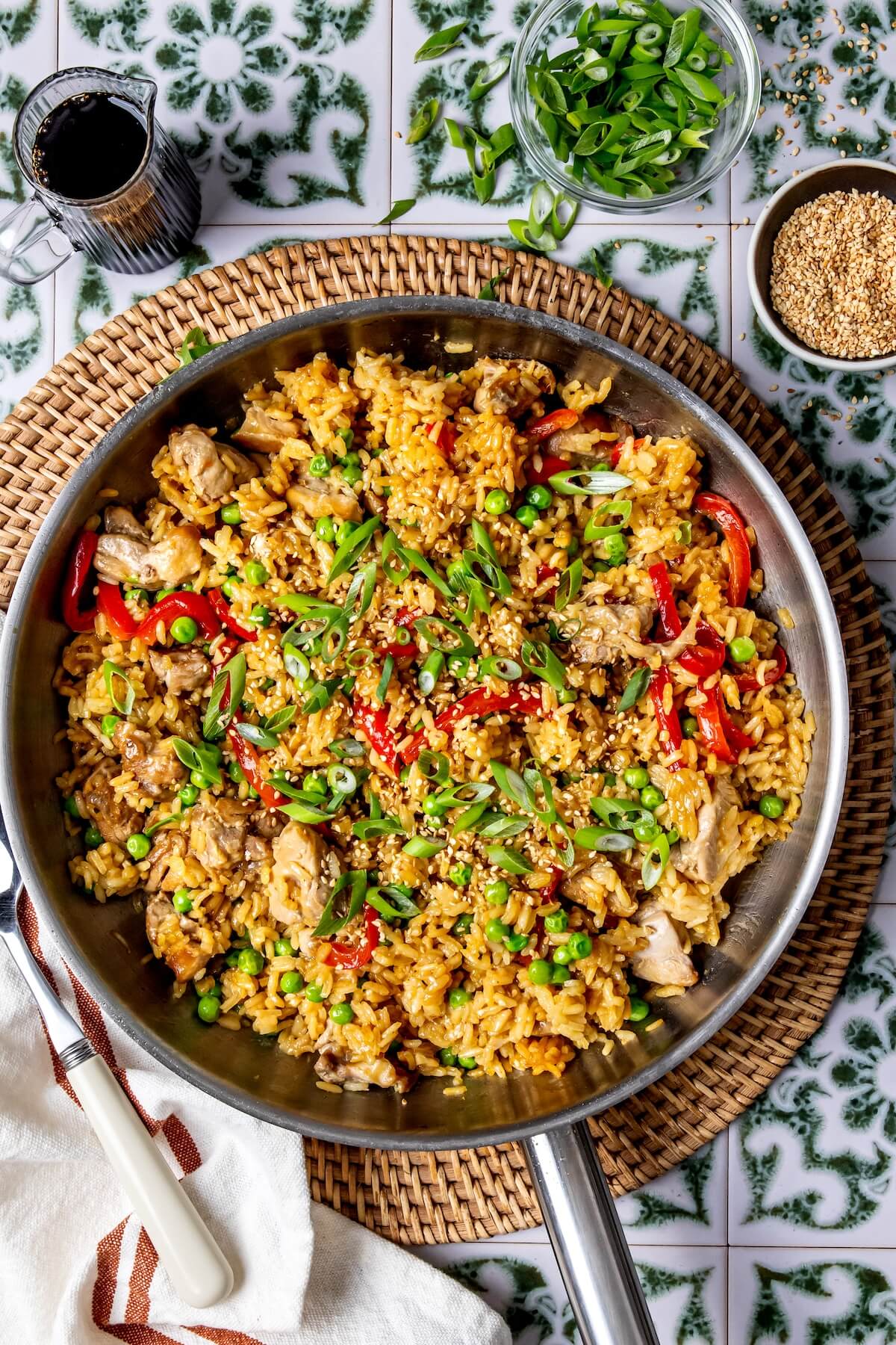 One Pot Teriyaki Chicken and Rice - Olivia Adriance
