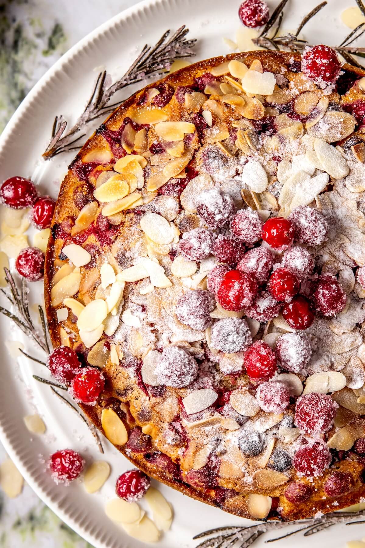 Cranberry Almond Cake - Olivia Adriance