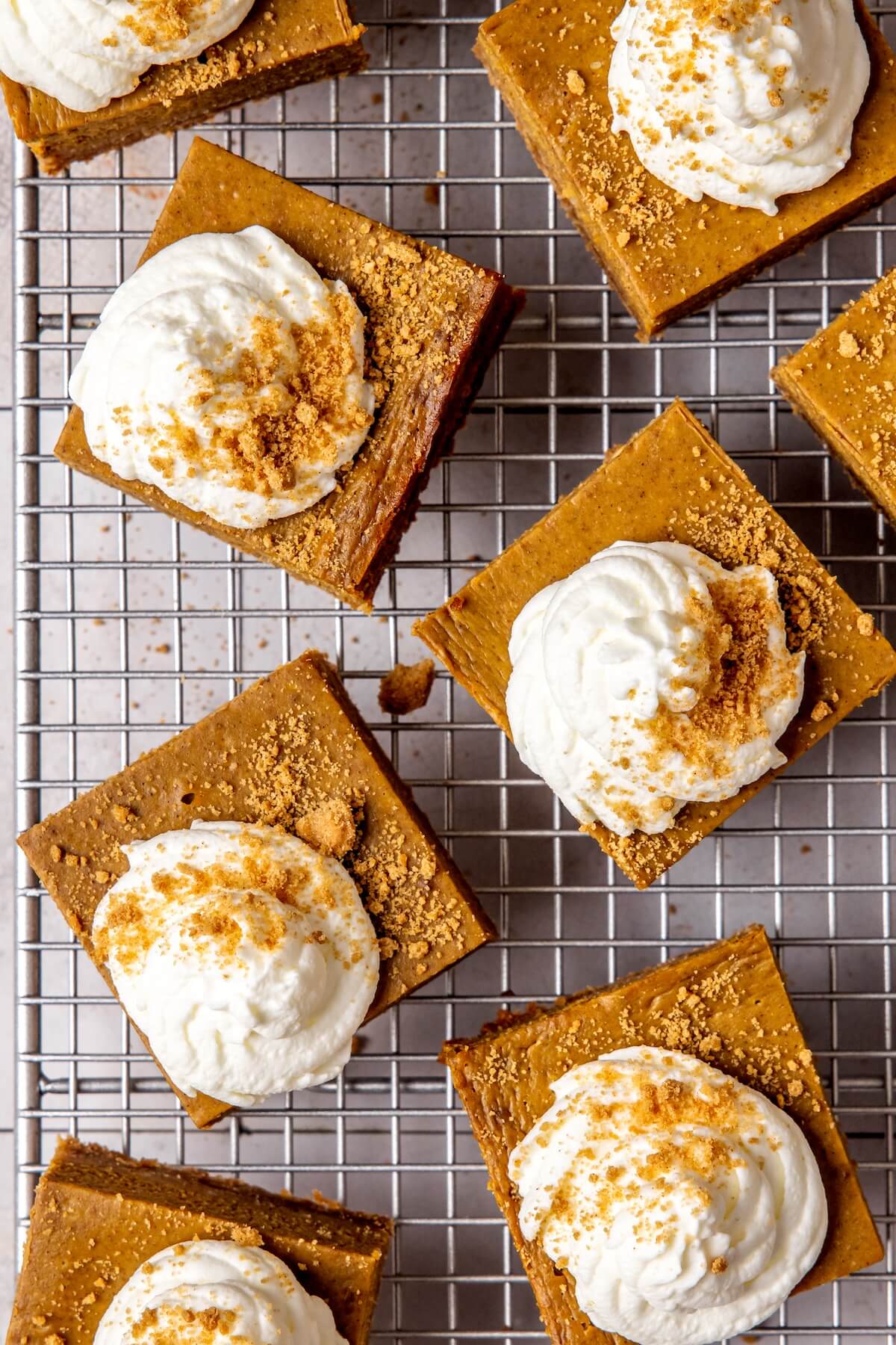 Gluten-Free Pumpkin Pie Bars - Olivia Adriance