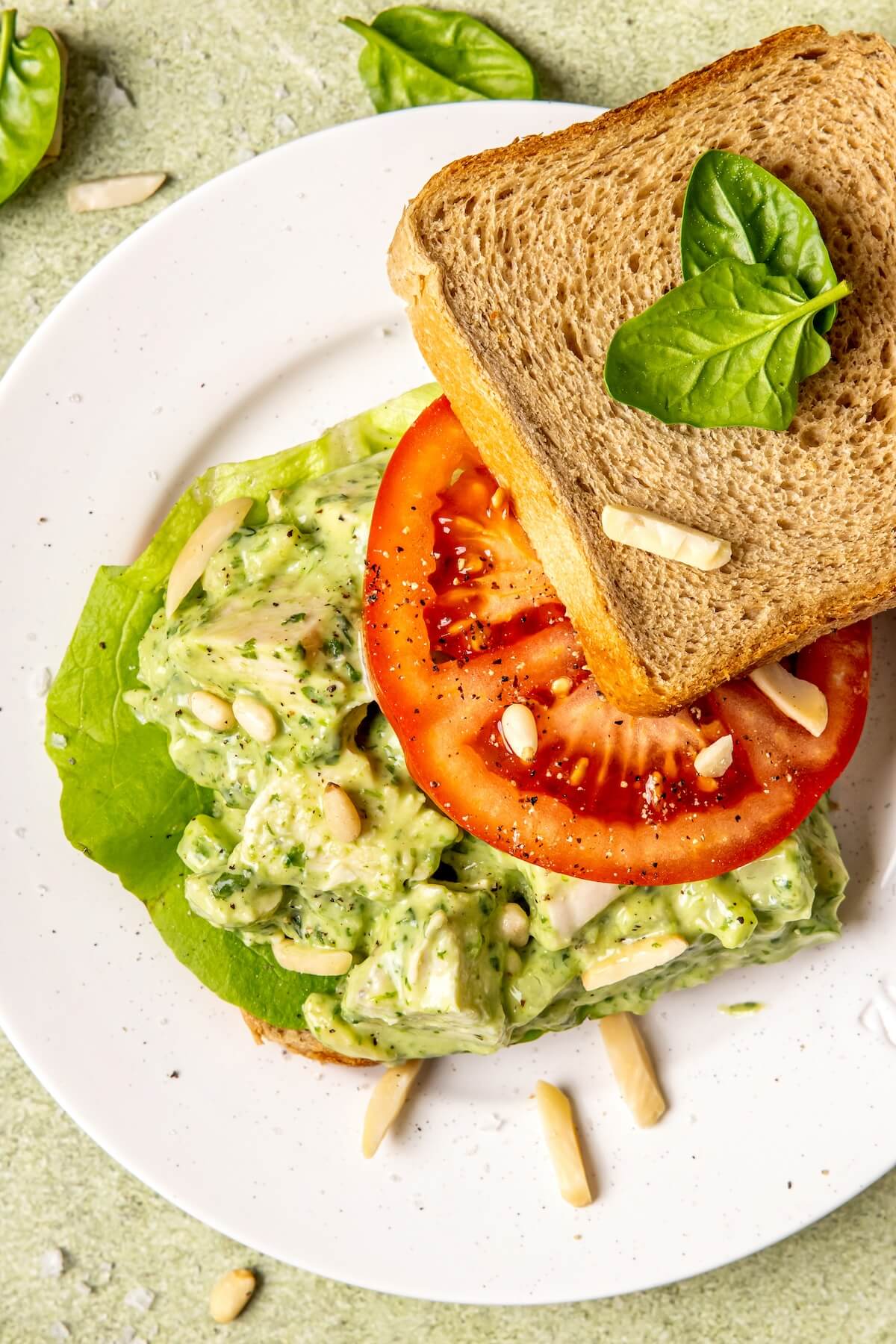 Pesto Chicken Salad - Olivia Adriance