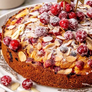 Cranberry Almond Cake - Olivia Adriance