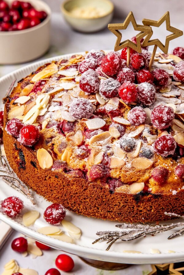 Cranberry Almond Cake - Olivia Adriance