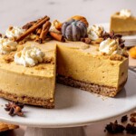 Dairy-Free No Bake Pumpkin Cheesecake - Olivia Adriance