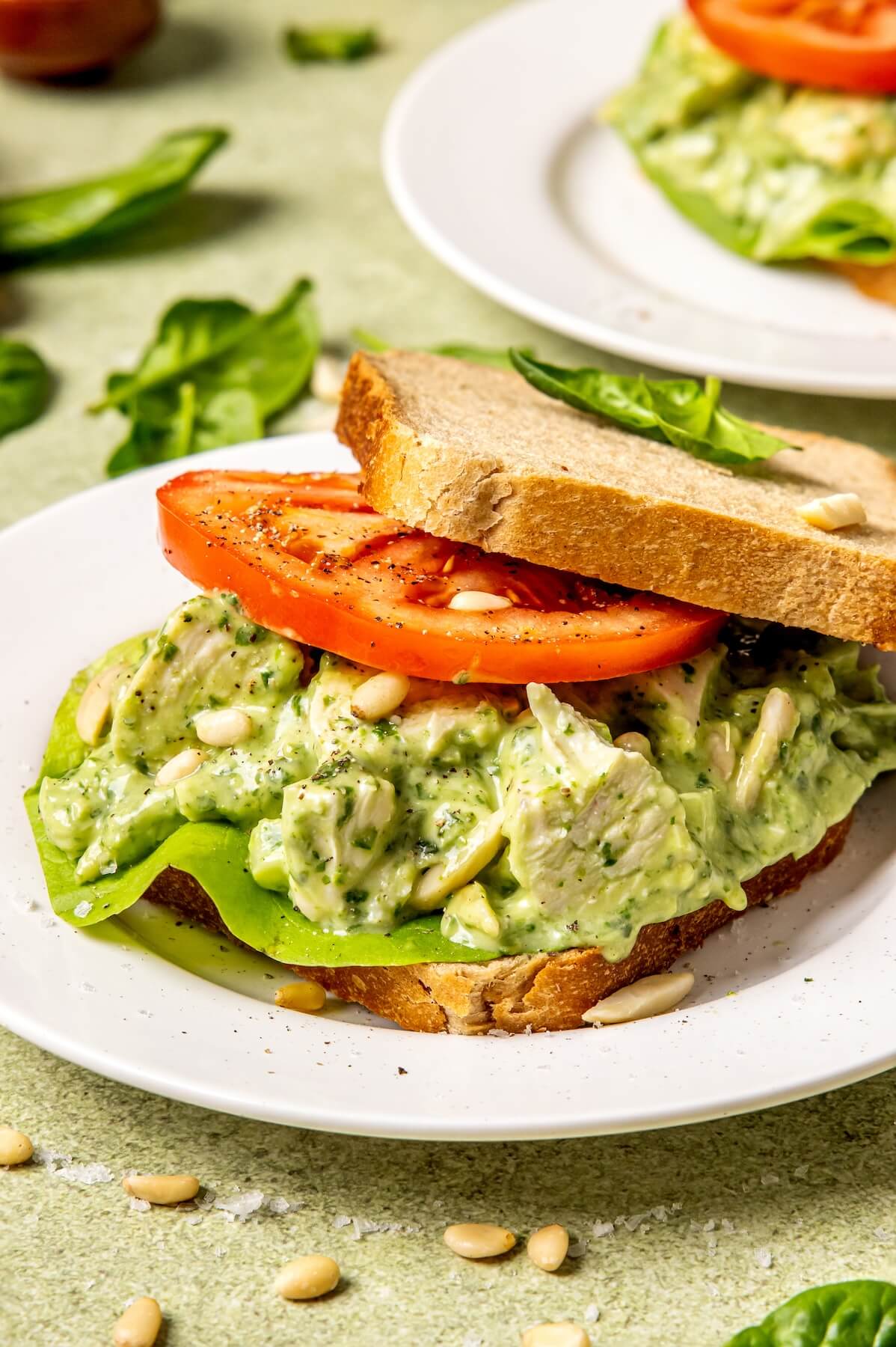 Pesto Chicken Salad - Olivia Adriance