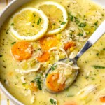 20 Minute Greek Lemon Chicken Soup - Olivia Adriance