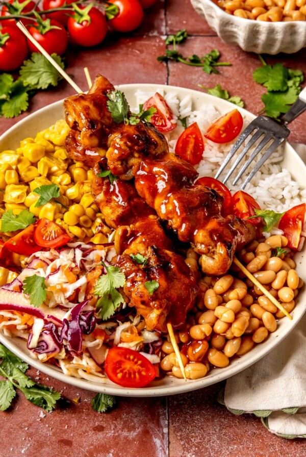 Loaded BBQ Chicken Bowls - Olivia Adriance