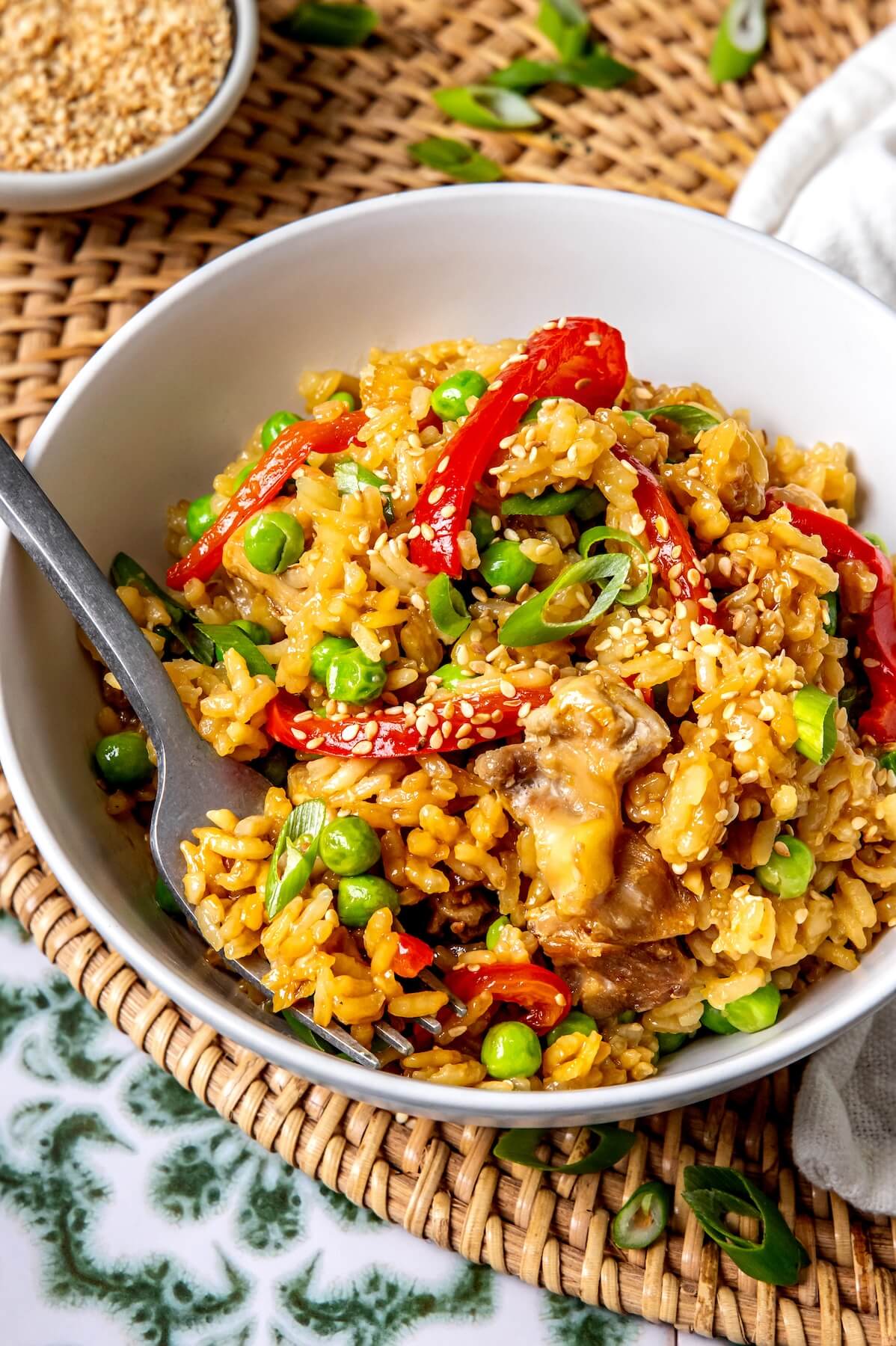 One Pot Teriyaki Chicken and Rice - Olivia Adriance