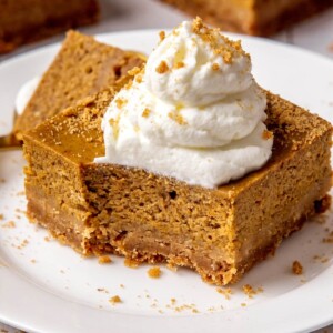 Gluten-Free Pumpkin Pie Bars - Olivia Adriance