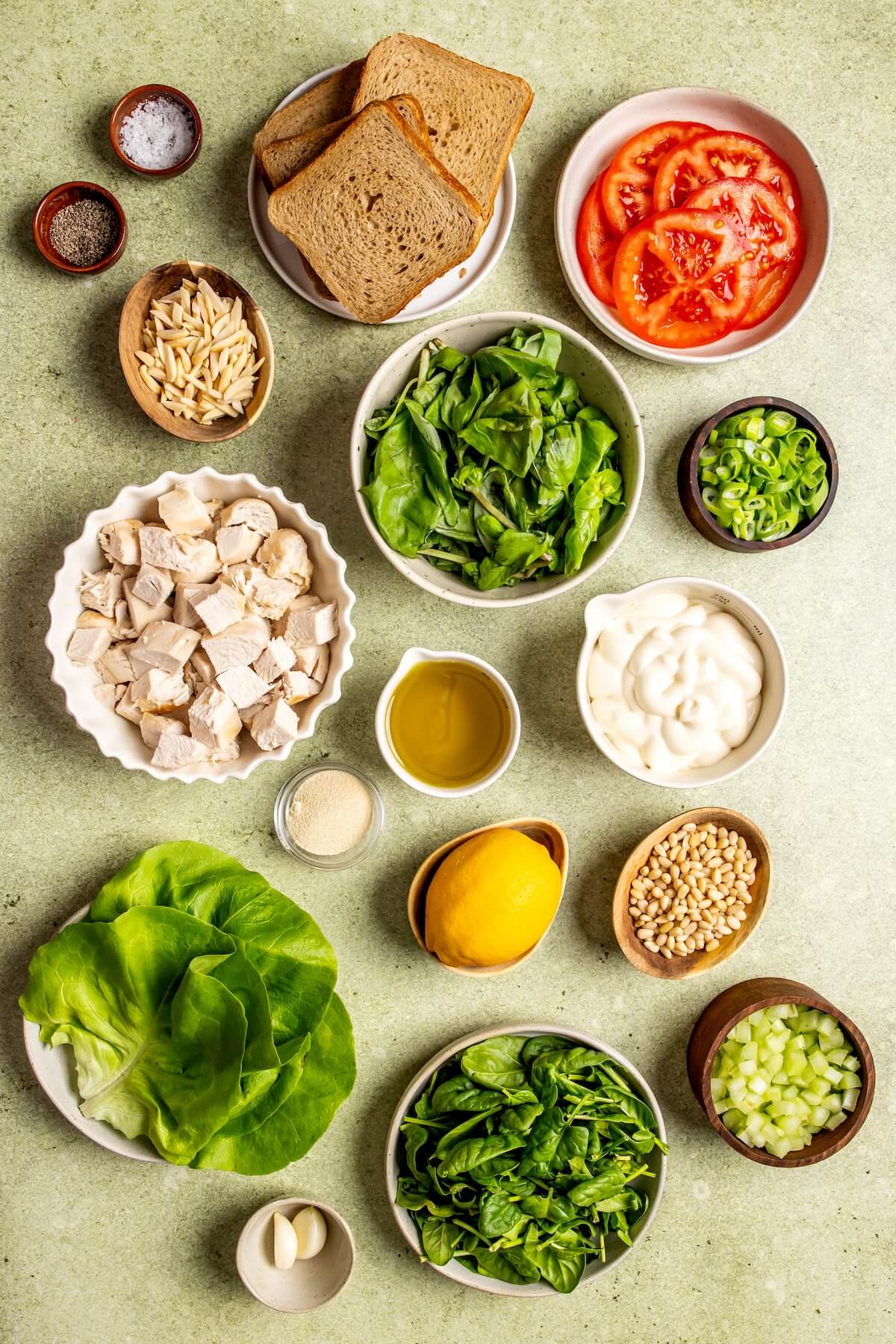 Pesto Chicken Salad - Olivia Adriance
