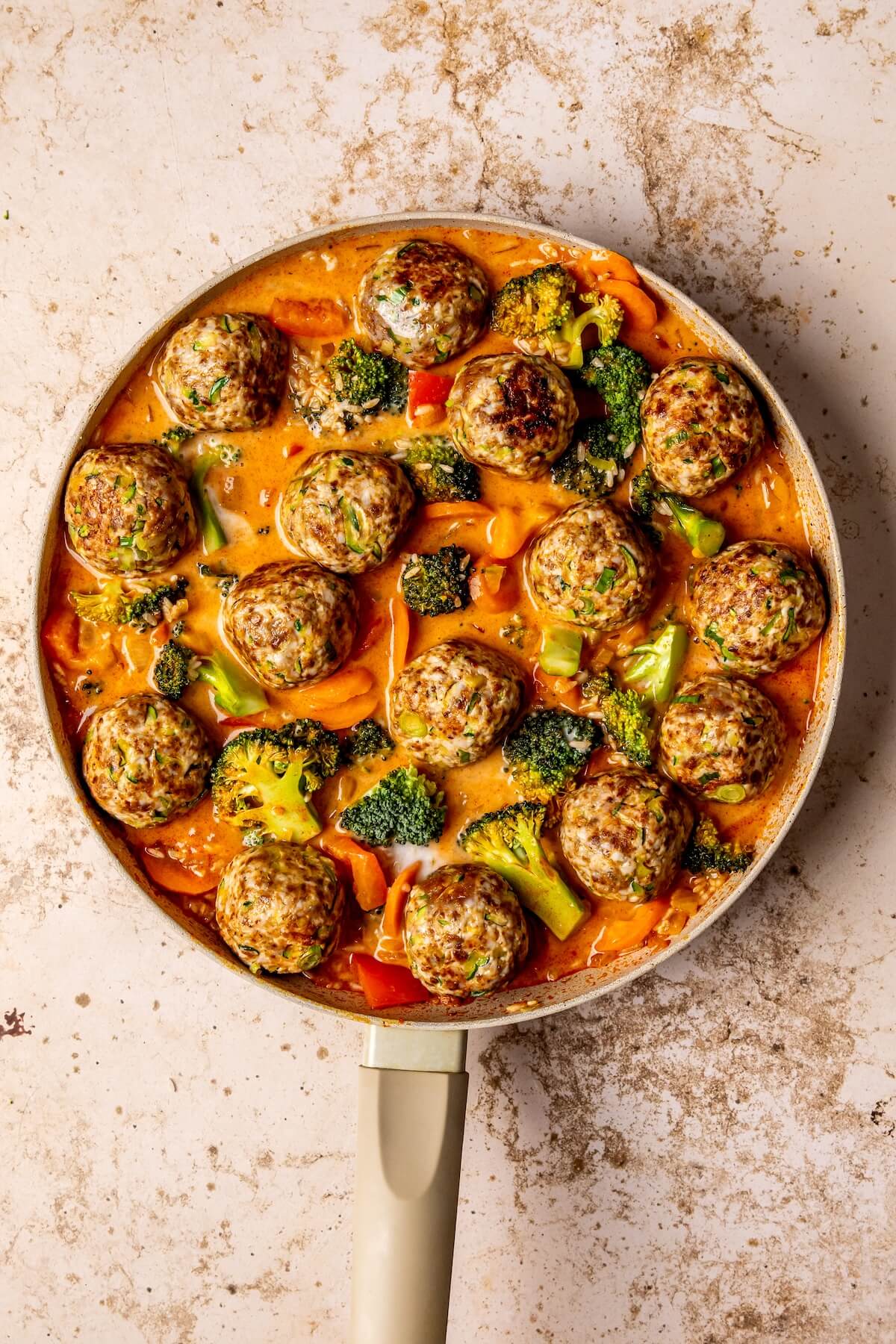 How to Make One Pot Turkey Thai Curry Meatballs and Rice Step 5 - Olivia Adriance