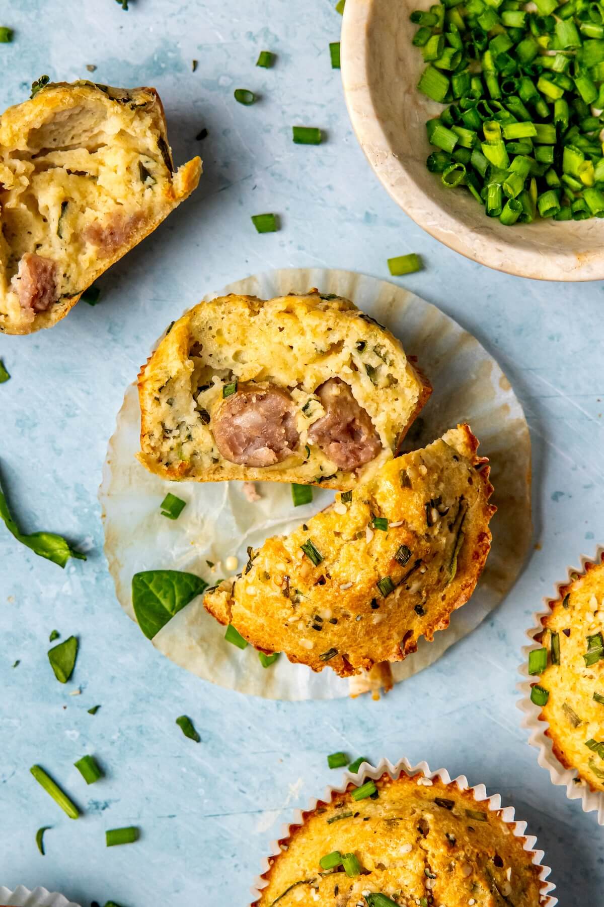 Savory Sausage Breakfast Muffins - Olivia Adriance